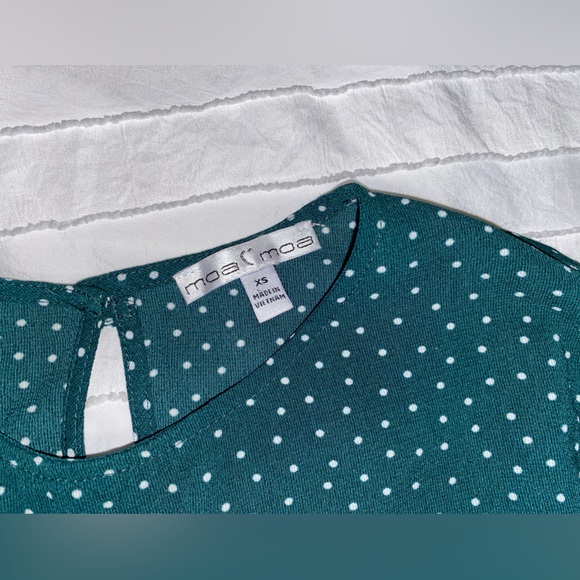 Green Ruffle Blouse - Picture 3 of 4